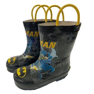 Western Chief Batman Superhero rain boots SIZE 5/6